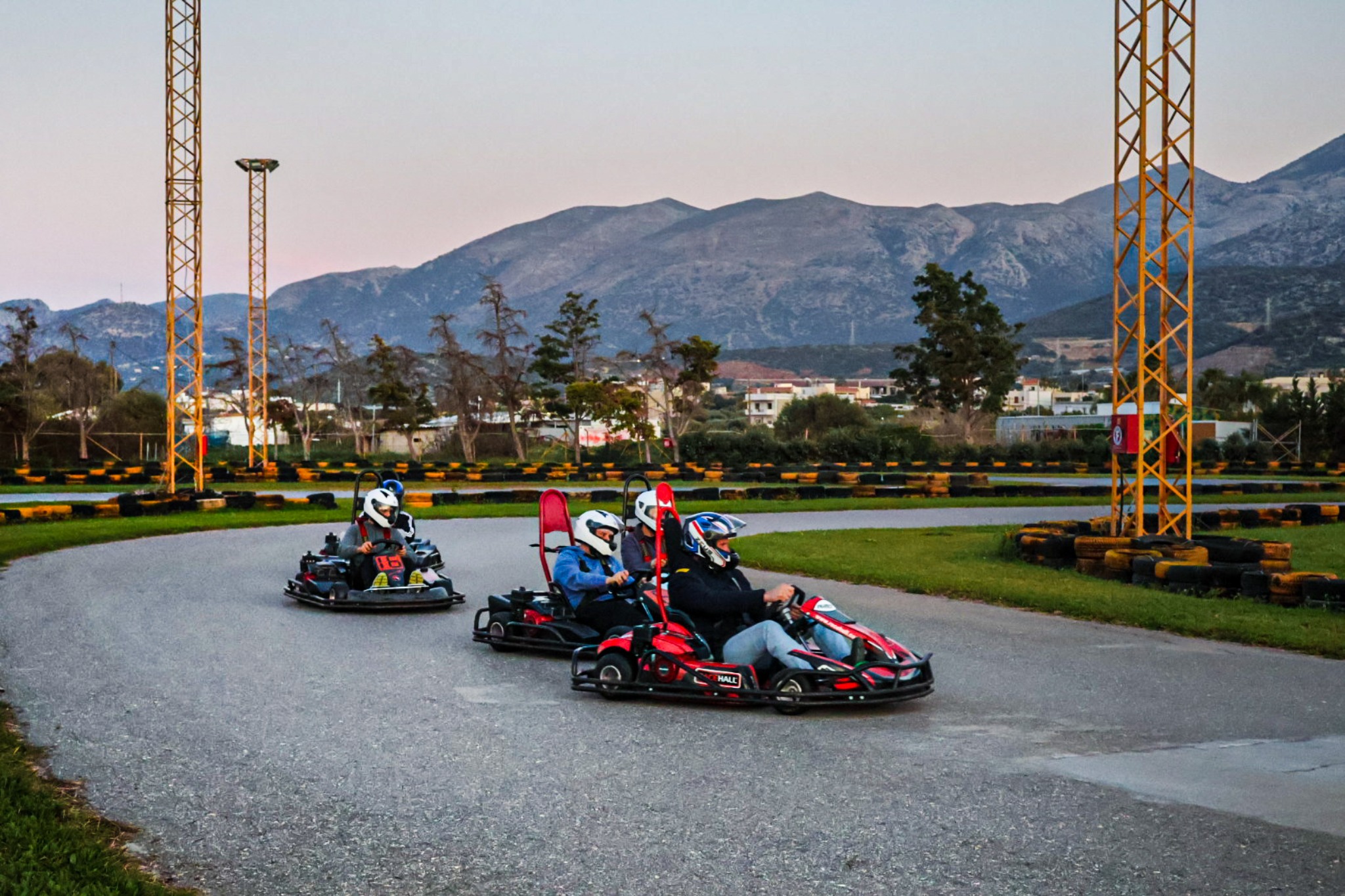 Go Kart Malia racing photo